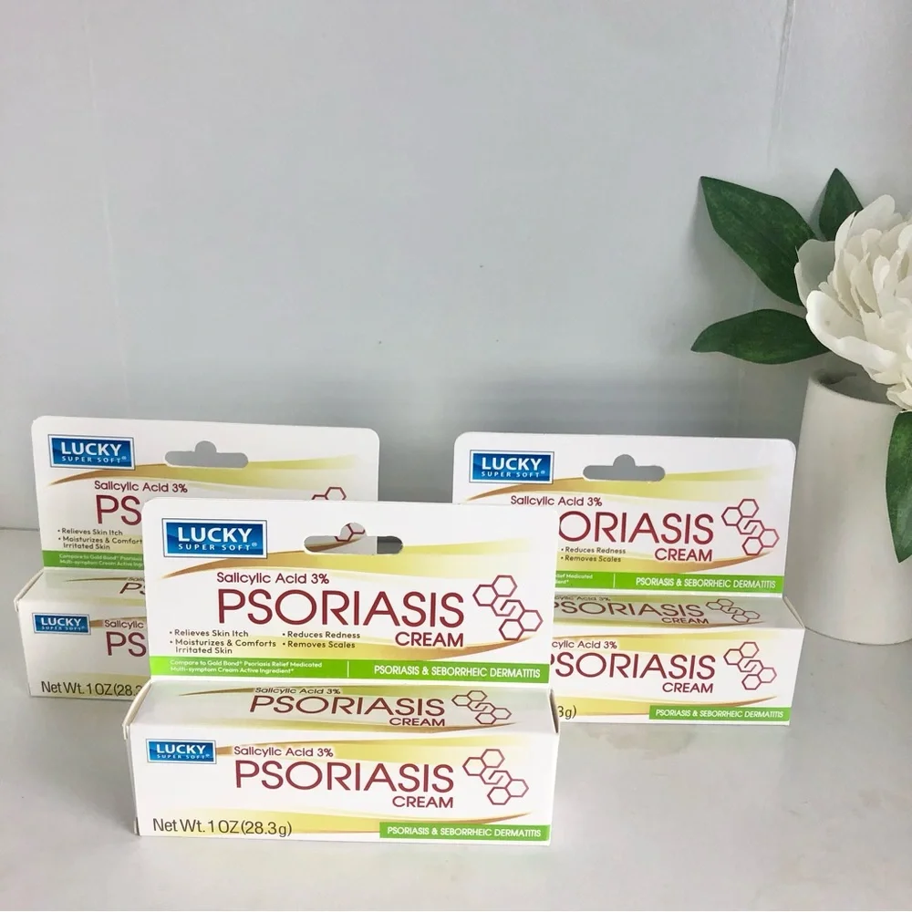 Psoriasis Relief Cream LOT OF 3  Treatment Moisturizer Soothing Brand New